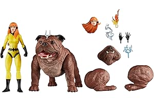 MARVEL PRESS Marvel Legends Series Crystal and Lockjaw Figurki kolekcjonerskie Deluxe Comics 15,2 cm