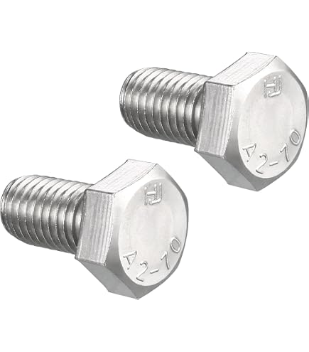 Viti Testa Esagonale Acciaio Inox A2 (304) Filettatura UNC/BSW, Misure 1/2 1/4 3/8 5/16 3/16