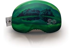 alpine [vju:] - Protezione occhiali da sci | Cover protettiva per occhiali | Elastico in microfibra | Unisex