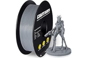 GIANTARM PETG Filament per Stampante 3D, PETG Filament 1,75mm, Dimensional Accuracy +/- 0,2mm, 1kg, Grigio