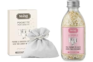 GENERICO Kit Mami Milano di profumatori per il bucato - Perle per Cassetti 35g + 4 Pochette - Diamante Rosa