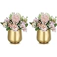 Petits Vases En Céramique Blanche - Lot De 4, Style Bohème Champêtre | Déco Table, Mariage, Noël, Intérieur Moderne Ou Rustique