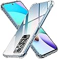 Zubitech Xiaomi Redmi 10 / Redmi 10 Prime Clear Transparent Case Soft Flexible Silicone Back Cover Shockproof Case with Reinforced Bumper Corner for Xiaomi Redmi 10 / Redmi 10 Prime Clear