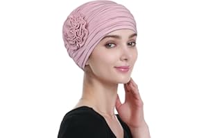 Alnorm Flower Design Chemo Hair Loss Caps Cancer Headwear for Women
