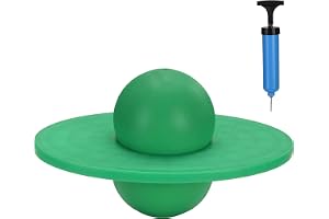 Relaxdays Pogo Ball för barn, max 100 kg, hopptoy utomhus