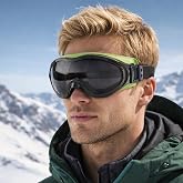 Bellasimo Kayak Snowboard G&ouml;zl&uuml;ğ&uuml; Buğulanmaz Değiştirilebilir F&uuml;me Camlı Antifog Kar G&ouml;zl&uuml;k