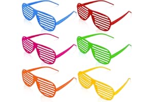 Ainiv LED Leuchtbrille/Shutter Shades Brille, Kabellos Party Brille, Party Sonnenbrille, Leuchten Sie Neon Rave Brille Glow, Flashing LED Sonnenbrille Kostüme für Party Karneval Halloween Weihnachten