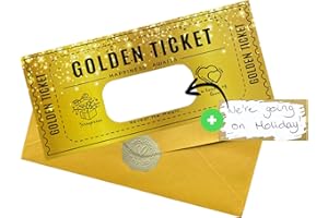 Mikki Joan | Złoty bilet | Złoty bilet | Złoty bilet | Kartka upominkowa | Spersonalizuj własnym tekstem na urodziny, bony do kina, wyznania miłości i specjalne wiadomości