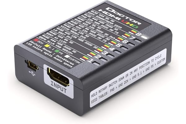 HDFURY DRHDMI4K Convertisseur Dr HDMI 4K EDID Noir