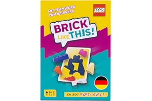 Asmodee Brick Like This! Das offizielle Lego-Partyspiel - Schnelles, lustiges Bauspiel für Familien, Kinder, Jugendliche und Erwachsene – 15 Minuten, für 2-8 Spieler ab 7 Jahren, Deutsch Version