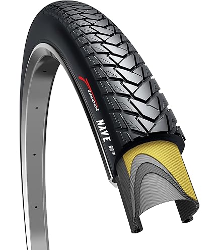 FengCan 700x35C fietsband 37-622, hoogwaardige 700C fietsband opvouwbaar en fietsbinnenband 700x35/43C Schrader ventiel 48mm, geschikt voor 700x35C 28x1.40 stads-/wegfietsbanden (1 stuk