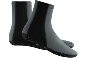 YDQUANI 3mm Wetsuit Socks Camouflage Neoprene Socks Keep Warm Non-Slip Dive Booties for Women Men Kids Open Water Swimming Diving Surfing Snorkelling