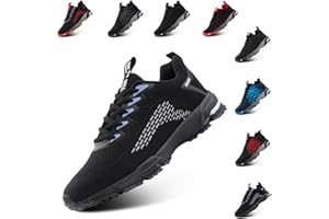 Anokar Chaussure de Course Homme Femme Légères Respirante Chaussures de Sport Gym Fitness Athlétiques Chaussures de Running Confortables Jogging Sneakers Noir Bleu Gris Rouge 38-48 EU
