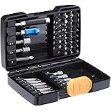 Amazon Basics 48 Piece Chrome Vanadium and S2 Steel Screwdriver and Socket Set