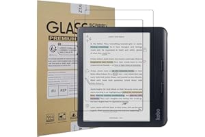 ZTAOOPOU (2 Pezzi Vetro Temperato Per KOBO Libra 2 Protezione Schermo HD Trasparente Pellicola Protettiva KOBO Libra Colore Vetro Temperato