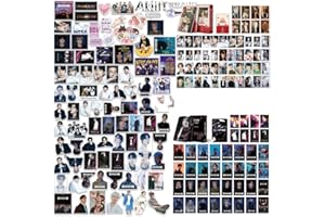 YIMIDA Kpop Bangtan Ragazzi Adesivi Fotocardine Set Confezione 100 Pz Vinile Impermeabile Adesivi 108 Pz Album Foto Lomo Poster per BTS Army Regali