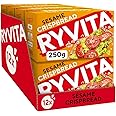Ryvita Sesame Crispbread | Healthy Snack | High in Fibre | 12 PACKS of 250g