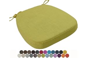 seokor Chair Cushion Kitchen, Memory Foam Chair Pads, 40x38/43x40/43x42cm with Ties Non-Slip Chair Pads，Outdoor Indoor Seat Cushion for Dining Office Garden Chair(Color1,40x38x8cm)