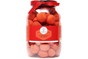 Mallow Tree Strawberry Flavoured Red Marshmallow Balls in a Gift Jar, 600 g