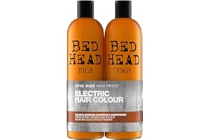 Bed Head by TIGI Colour Goddess Shampoo & Conditioner Set - Professional Hair Treatment for Coloured, Dry & Damaged Hair, Moisturising Shea Butter & Keratin for Smooth, Frizz-Free, Bond Care Repair