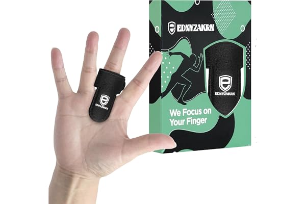 EDNYZAKRN Fingerskenor för tummen, pekfingrar, långfingrar, ring och litet finger, fingerskydd skena för tendonit, styvhet, böjd, blockerad (1)