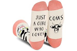 AGRIMONY Funny Animal Socks Women - Just A Girl Who Loves - Fun Gifts Novelty Funky Silly Cute Happy Socks - Mothers Day Easter Valentines Christmas Birthday Gift Stocking Fillers