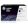 HP CE505D 05A Original LaserJet Toner Cartridges, Black, Multipack