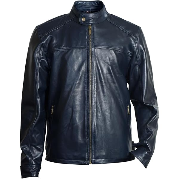 Buy A1 SKIN FASHION Pure Genuine Leather Brown Jacket for Men's
