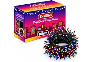 Desidiya ® Plastic 10 Meter LED Decorative String Fairy Rice Lights for Home Decoration Indoor and Outdoor Decoration Lights,