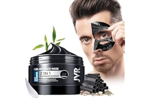 ‎JVR JVR Bambus Kohle Tiefreinigung Peel Off Maske, Schwarze Maske, Blackhead Maske für Poren Reinigen, Entfernt Mitesser, Öl Kontrolle 120ml