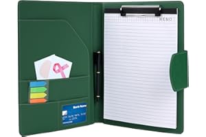 Agoer Teczka konferencyjna A4, teczka konferencyjna ze sztucznej skóry z magnetycznym zamknięciem, teczka konferencja biznesowa A4 z papierem, samoprzylepne zakładki ze strzałkami, długopis, organizer