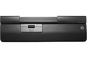 Contour Design Slider Mouse Pro - Wireless Ergonomic Mouse for Laptop and Desktop Computer w/Programmable Buttons, Slim Design and Plug & Play Installation - Compatible w/Mac and PC (Vegan Leather)