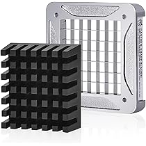 Tagliapatate Professionale In Acciaio Inox - Taglio Bastoncini 12x12 Mm, Ventosa Antiscivolo, Facile Da Pulire - Foto 2