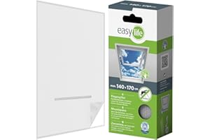 NUTRITRUST Easy Life Moustiquaire pour lucarne avec bande scratch Dimensions ajustables 140 x 170 cm blanc