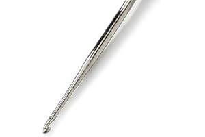 Prym KnitPro-Uncinetto Senza Manico, 0,75 mm, Colore: Argento Filo, Acciaio, Silver