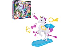 Wowow Juguetes y Juegos Bucking Unicorn Juego de Mesa | Juegos de Mesa Divertidos Juguetes para Toda la Familia | Carga el Unicornio Antes de Que Corra | Edades 3+