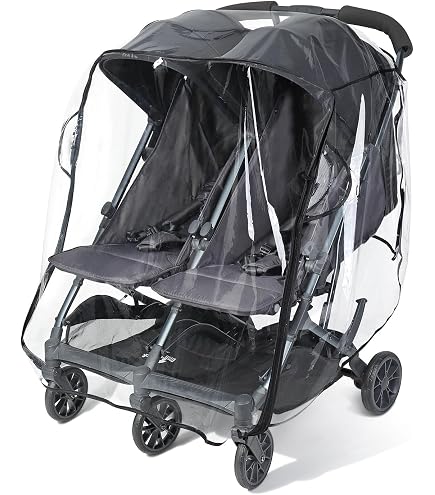 Parapioggia Per Passeggino Baby Jogger City Mini 3/GT - Nero, Senza PVC E BPA, Ventilato