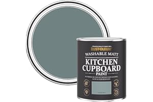 Rust-Oleum Blue Kitchen Cupboard Paint in Matt Finish - Gresham Blue 750ml
