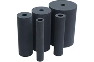 POWERTEC OS1000004 Oscillating Sander Rubber Drum 5-Piece Set for Drill or Drill Press w/ 3/4", 1", 1-1/2", 2", 3"