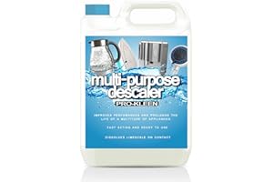 Pro-Kleen Descaler Liquid Multi-Purpose Descaler, Fast-Acting Concentrate & Dissolves Limescale, Optimises Performance & Prolongs Life of Coffee Machine, Kettle, Iron, Shower heads, Taps and More 5L