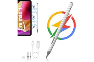 RYTAKI PRO Penna USI 2.0 per Chromebook, Penna per Lenovo Chromebook/Google Pixel/Acer Chromebook/HP Chromebook/Amazon Fire Max 11 Tablet, 4096 Livelli di Pressione e Ricarica Rapida