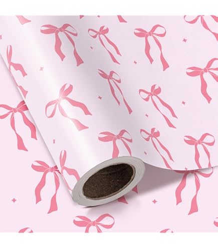 Lot De 4 Feuilles De Papier Cadeau Motif Cerises, Cerises