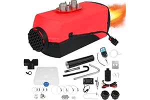 ‎FIQOPS Fiqops Standheizung Diesel 8kw 12V, Standhezung Dieselheizung mit Fernbedienung & LCD-Bildschirm, Schnelles Aufheizen, Geringe Geräuschentwicklung, für LKW, Transporter, Wohnmobil