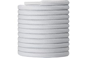 CCSOFTIME Schnürsenkel Rund für Stiefel ø4 mm Dicke Reißfeste Ersatz Schuhbänder für Wanderschuhe Arbetisschuhe Outdoor SportSchuhe