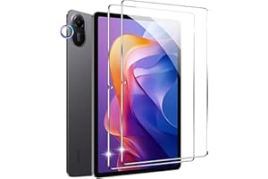Heioloo [3 Pezzi Vetro Temperato per Redmi pad 2 11" 2025, [2+1 Pezzi] Pellicola Protettiva con Pellicola Fotocamera, Senza Bolle, 9H Durezza, Anti Graffi, Anti-Impronte