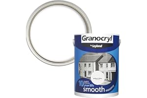 Granocryl by Leyland Smooth Masonry Paint - Brilliant White 2.5L
