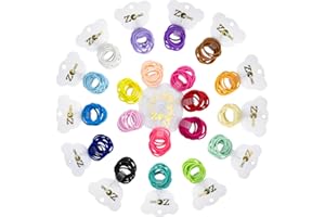 ZCOINS 200pcs Hair Bands Hair Bobbles Hair Ties Hair Accessories Hairbands 2mm tiny Hairbands Hair Elastics Ponytail Holders for baby Kids Girls Women (Multicolor)
