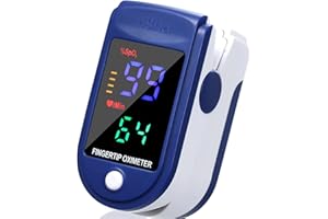 TP TRADEPROVIDER TradeProvider® Pulse Oximeter with Lanyard, Fingertip Oxygen Saturation Monitor with Beat Detection, Infant & Adult SpO2 & Heart Rate Checker, Portable O2 Monitor for Home, Travel & Sports
