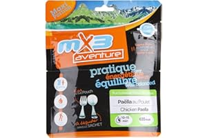 MX3 Adventure Plat lyophilisé paëlla au Poulet