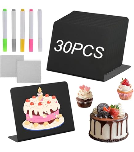 Lot De 24 Mini Tableaux Noirs En PVC - Format 10x7,5 Cm - En Forme De V - Pour Mariages, Fêtes, étiquetage